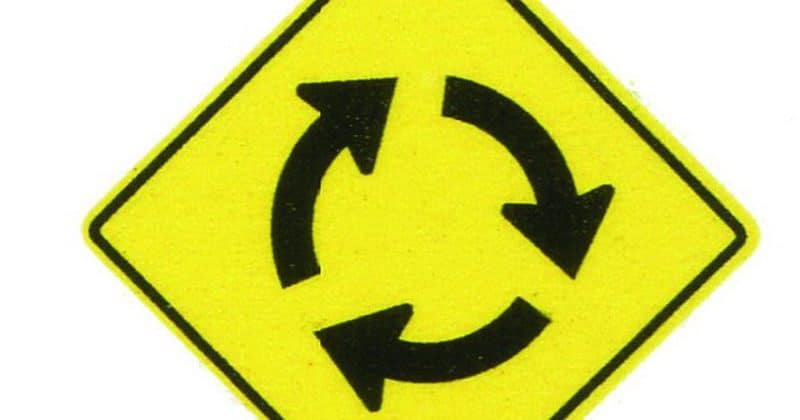 Signs-roundabout